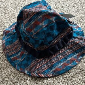 LRG Blue and Red Plaid Bucket Hat